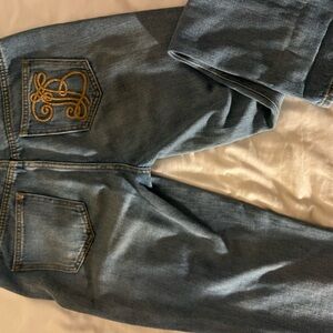 Tory Burch Denim with Gold Button Detail